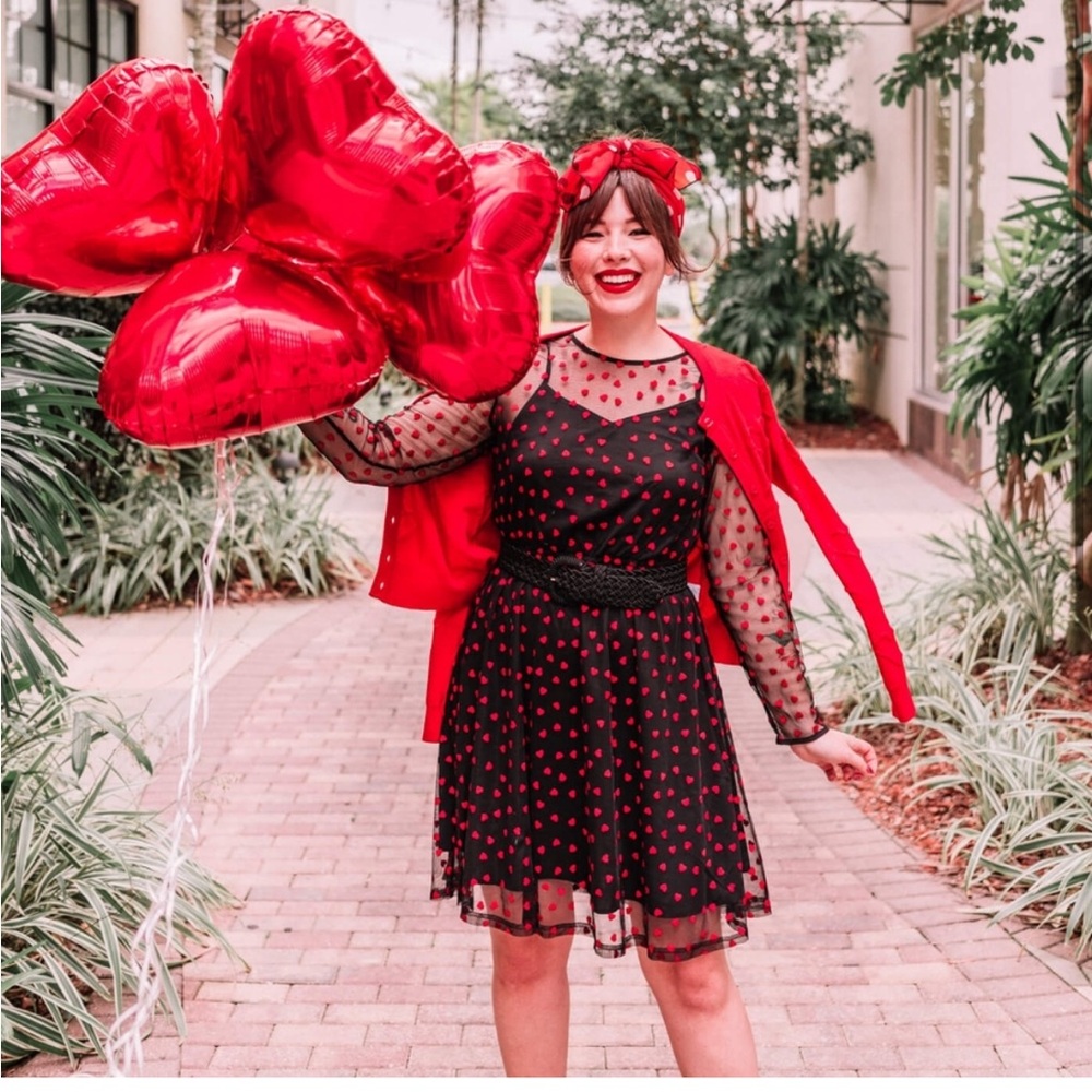 NWT ModCloth Heart Dazzle Dress